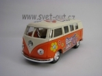  Volkswagen Bus 1961 Hipie Orange 1:32 Kinsmart 